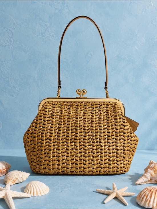 Coach Handbags - COACH Kisslock 27 in muted olive - NWT